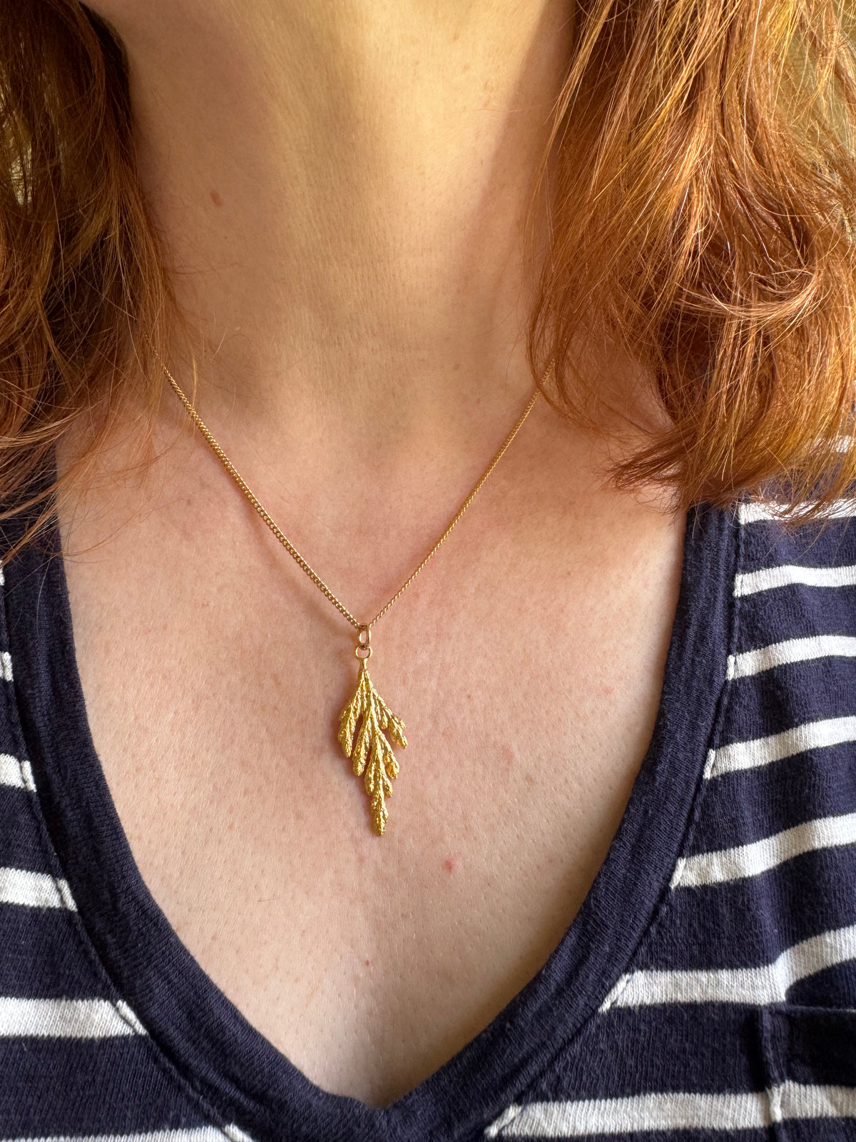 Gold Vermeil Evergreen Pendant