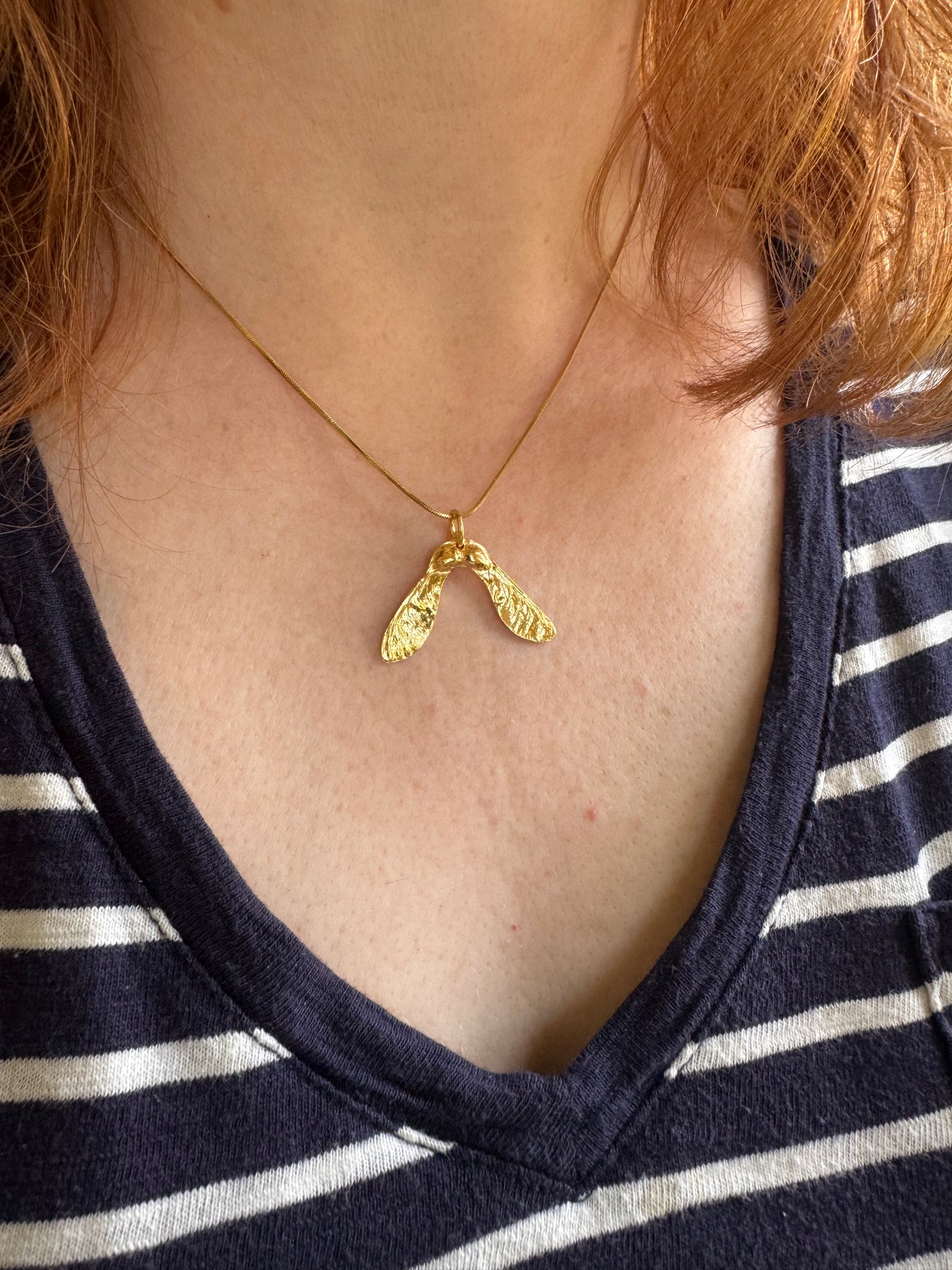 Gold Vermeil Sycamore Pendant