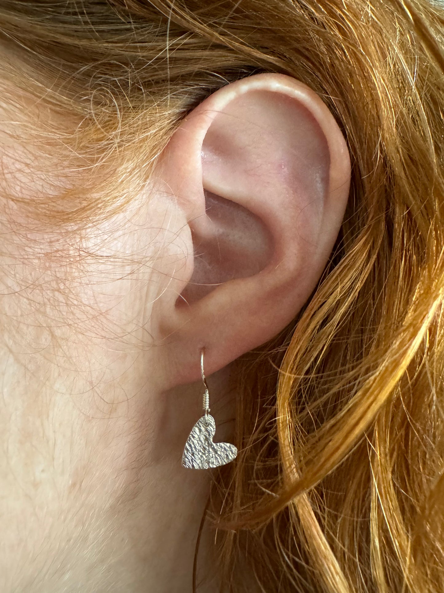 Ripple silver danglies