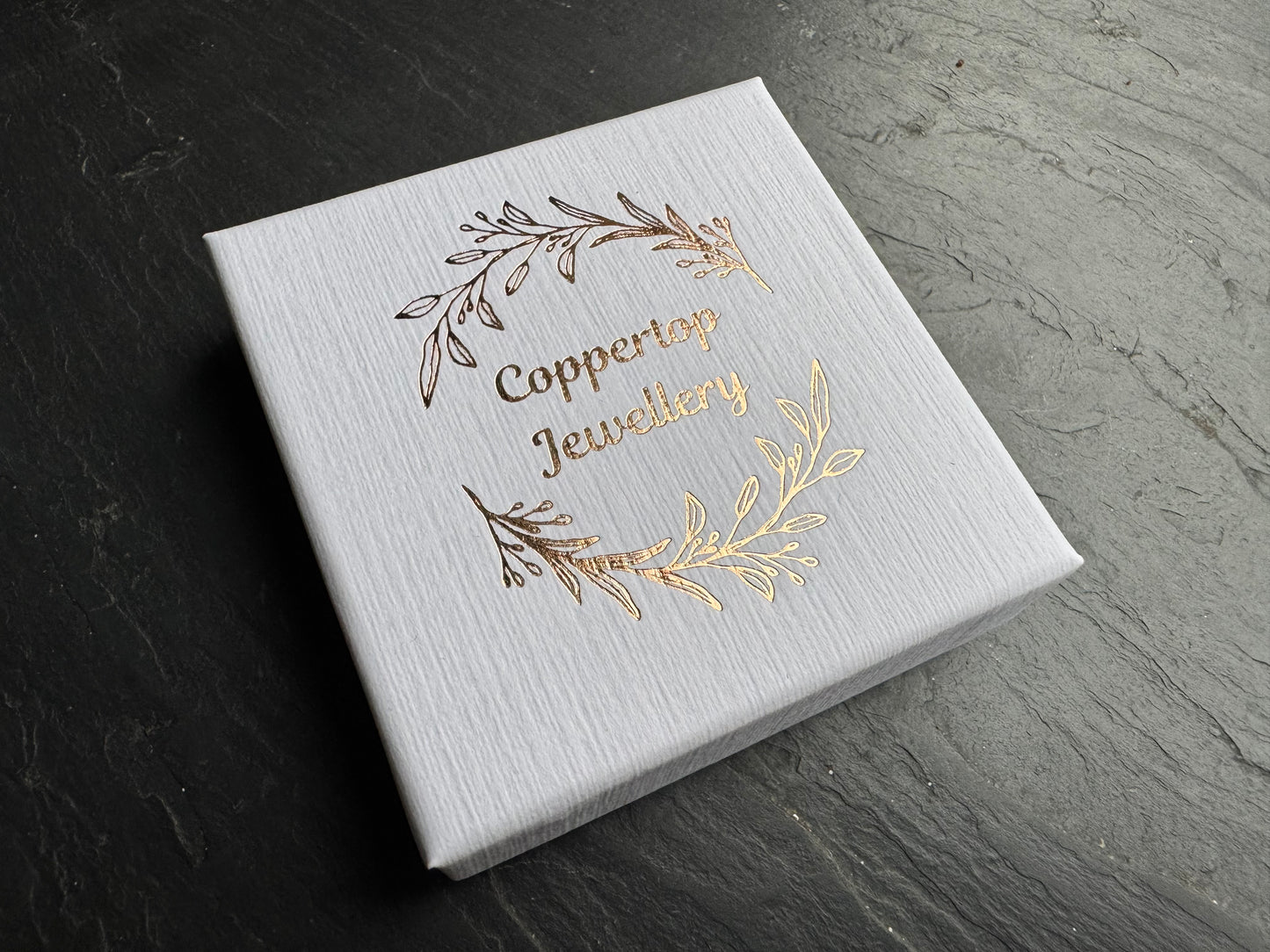 Aquamarine and Mother Fern Silver and Gold detail Pendant