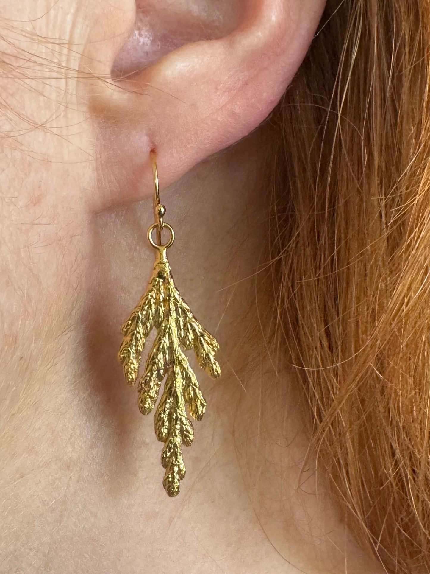 Gold Vermeil Evergreen Earrings