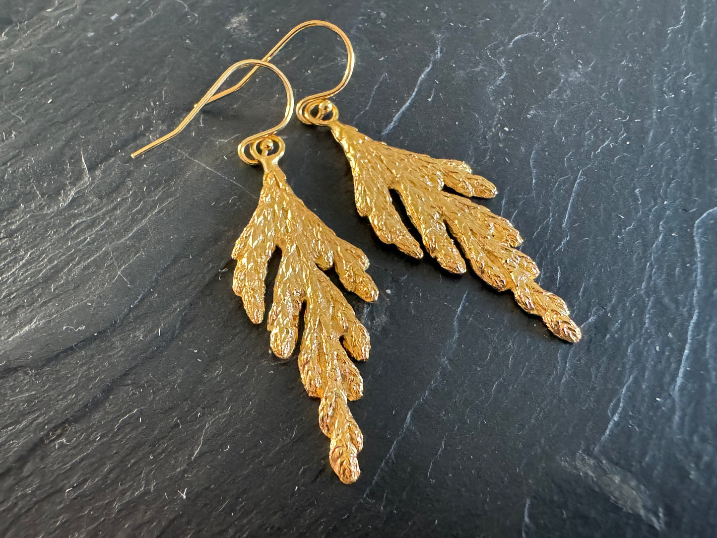 Gold Vermeil Evergreen Earrings