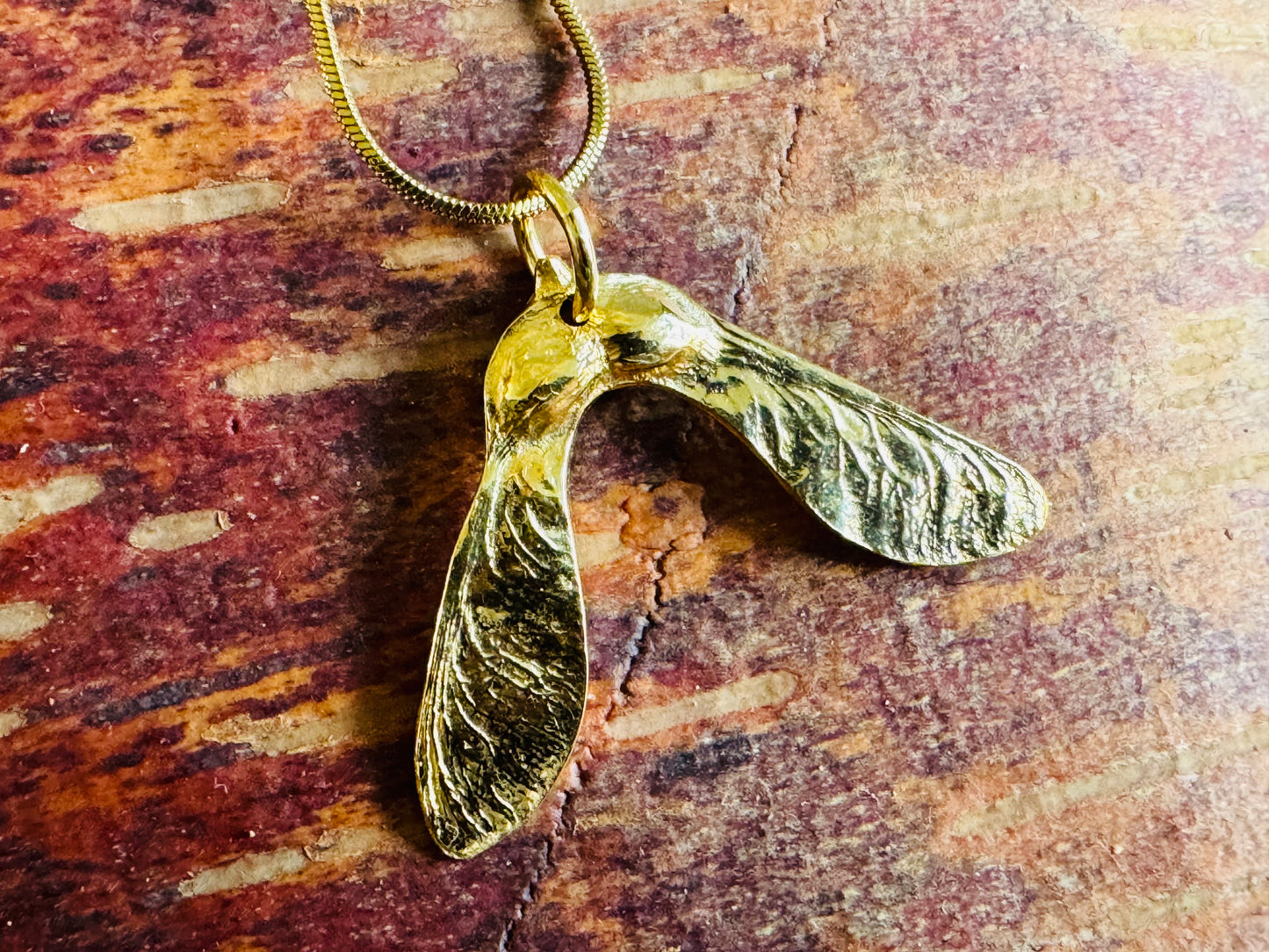 Gold Vermeil Sycamore Pendant