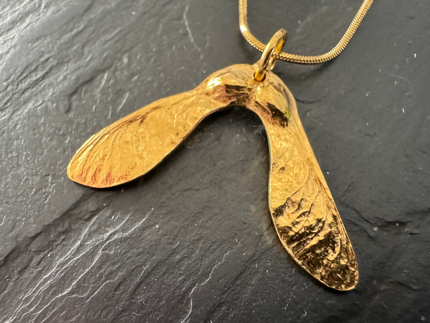 Gold Vermeil Sycamore Pendant