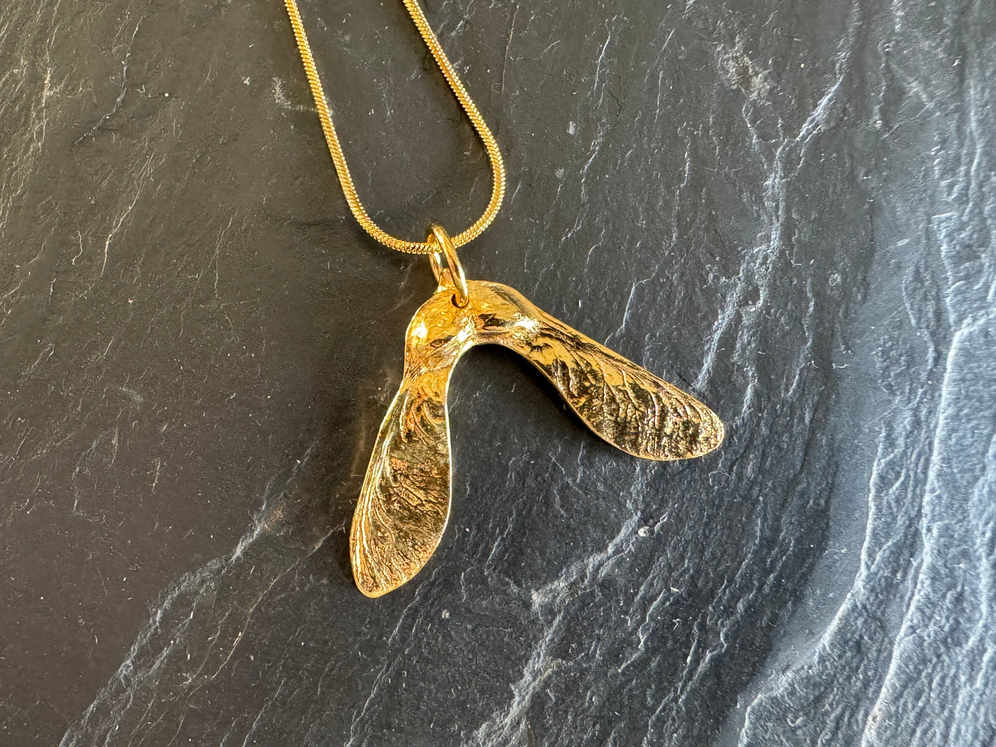 Gold Vermeil Sycamore Pendant