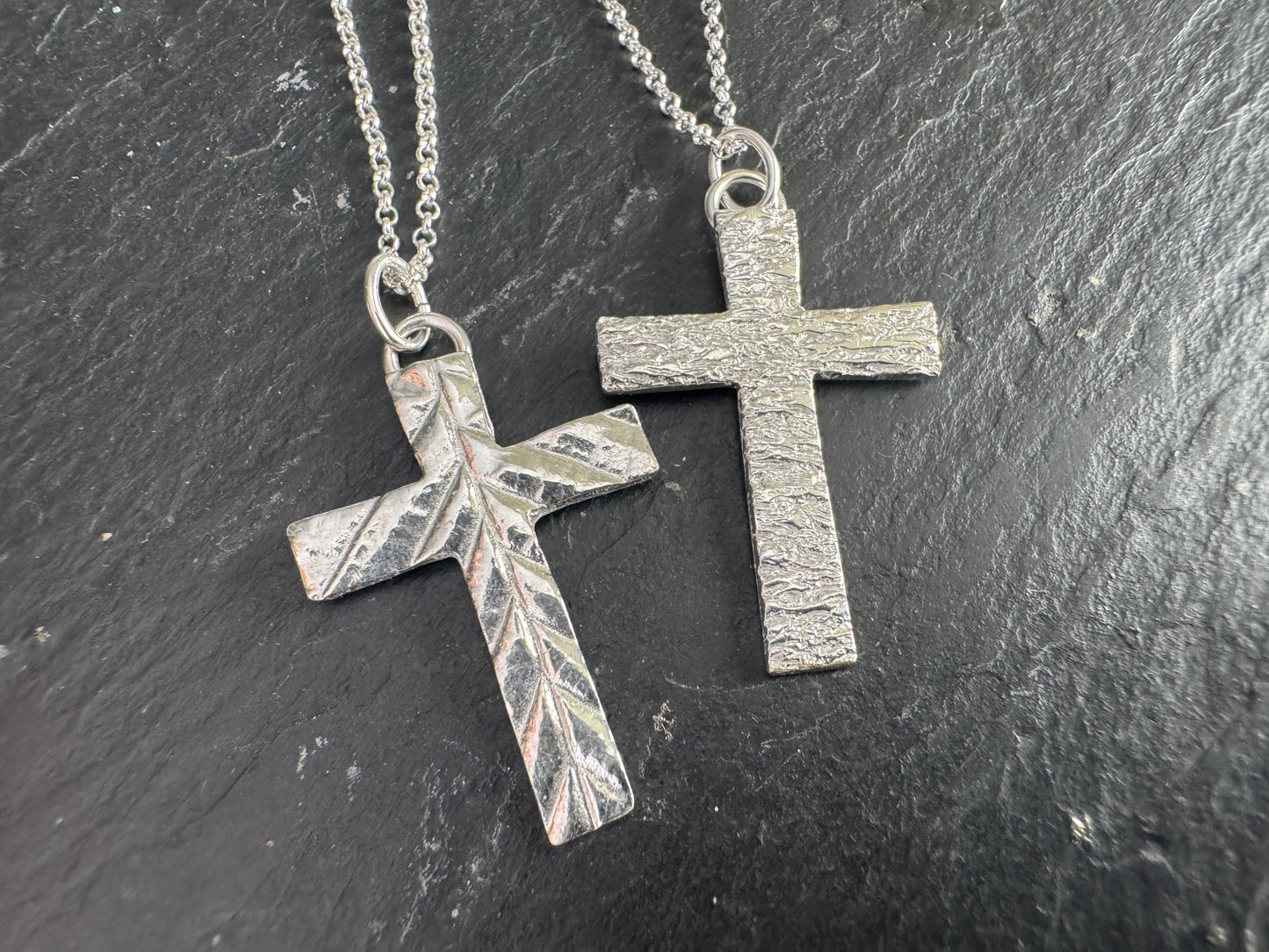 Handmade Silver Cross Pendant