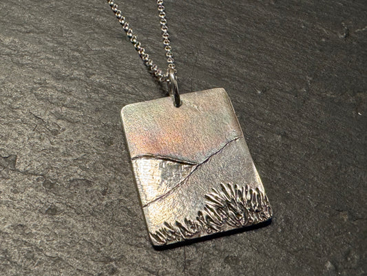 Silver ‘Little Landscape’ Pendant
